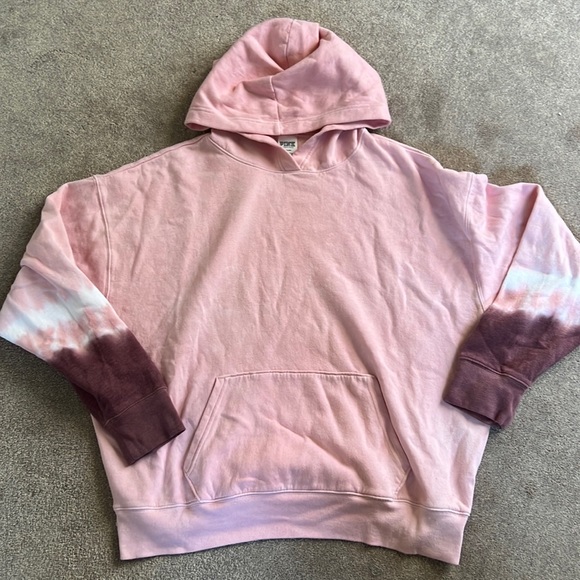 PINK Victoria's Secret Tops - PINK campus dip dye hoodie